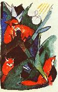 Franz Marc, Four Foxes